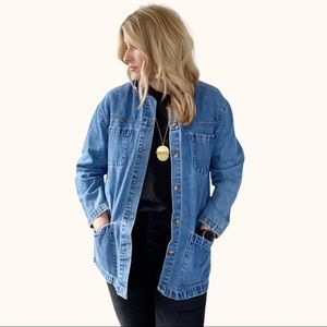 Vintage Cabin Creek Denim Chore / Barn Jacket